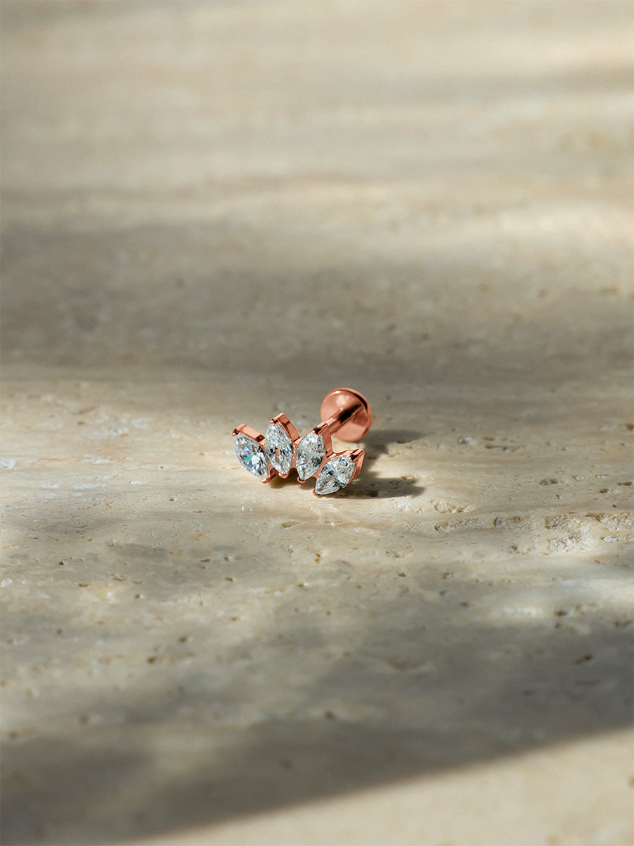 Dewy Leaves Titan Piercing