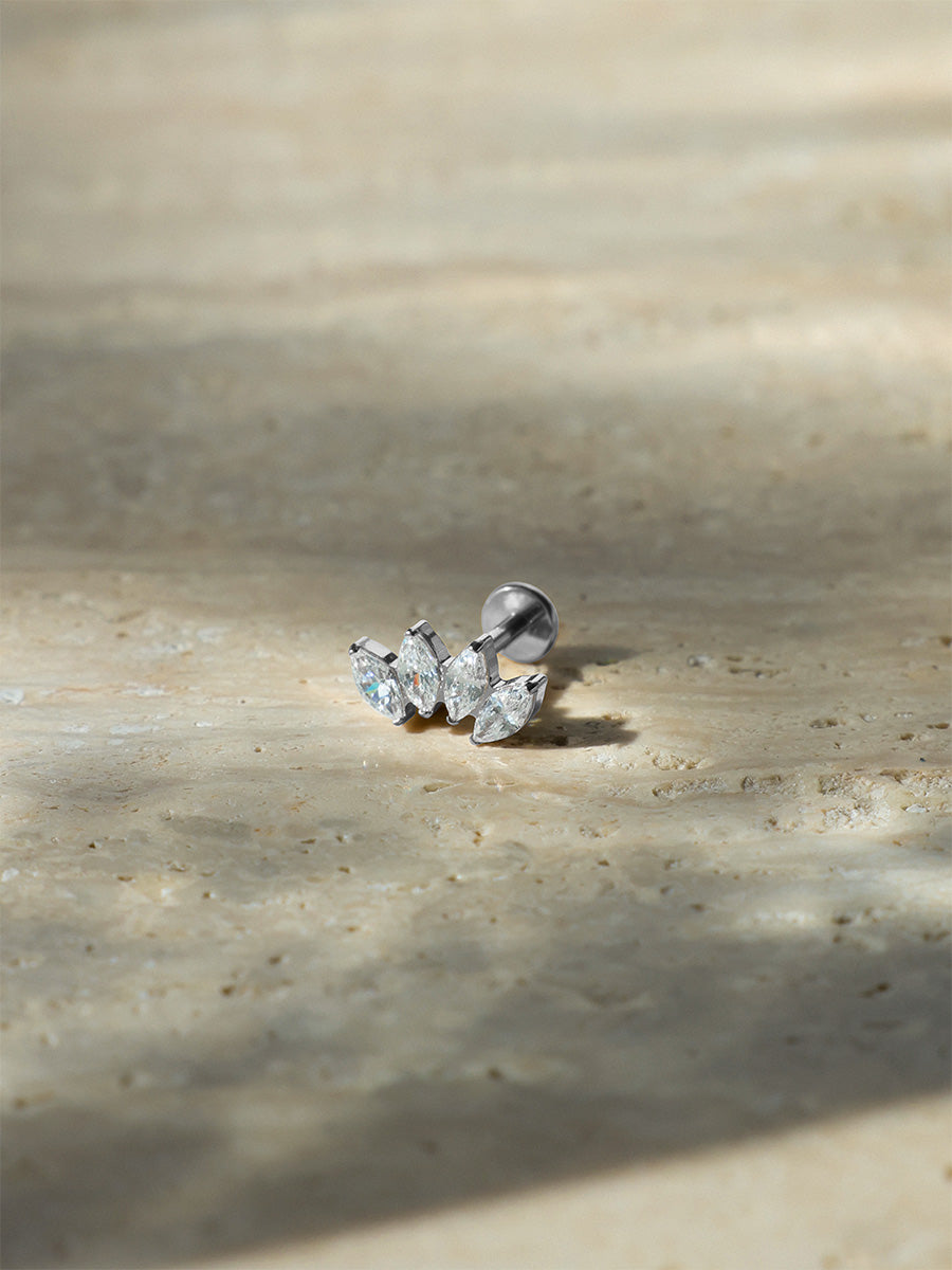 Dewy Leaves Titan Piercing