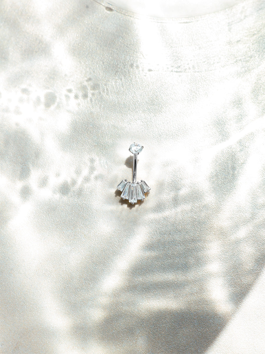 Crystal Cascade Bauchnabelpiercing