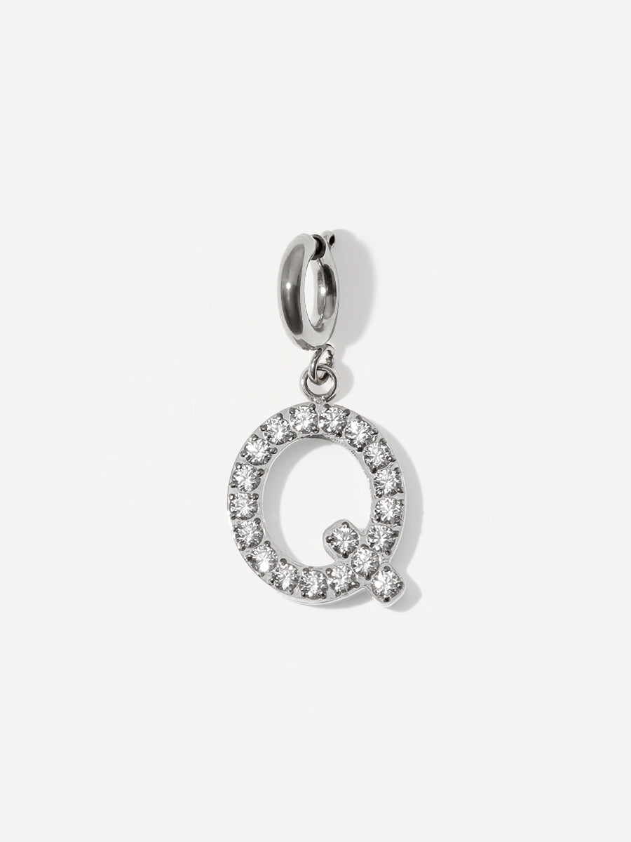 Brilliant Letter Ketten-Charm - Q