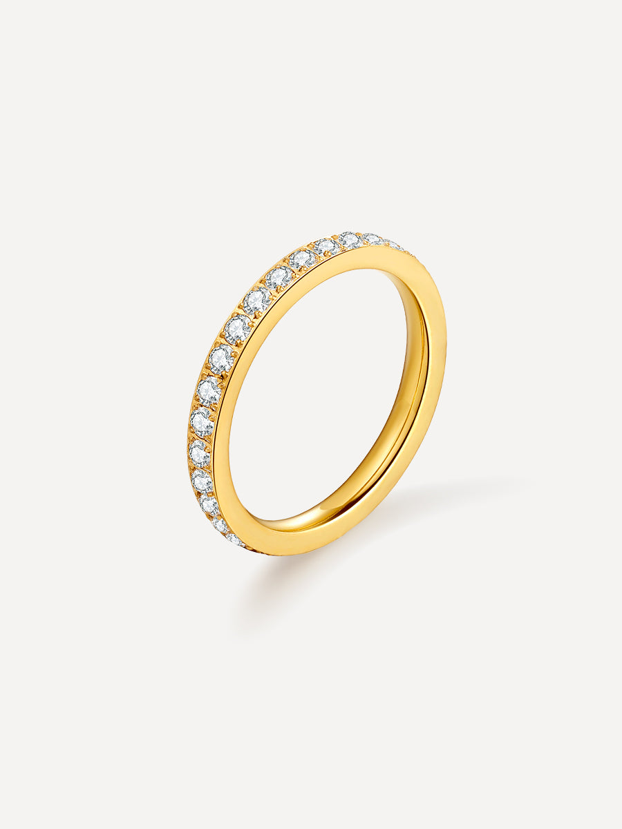 Clear Shine Ring Gold - 54