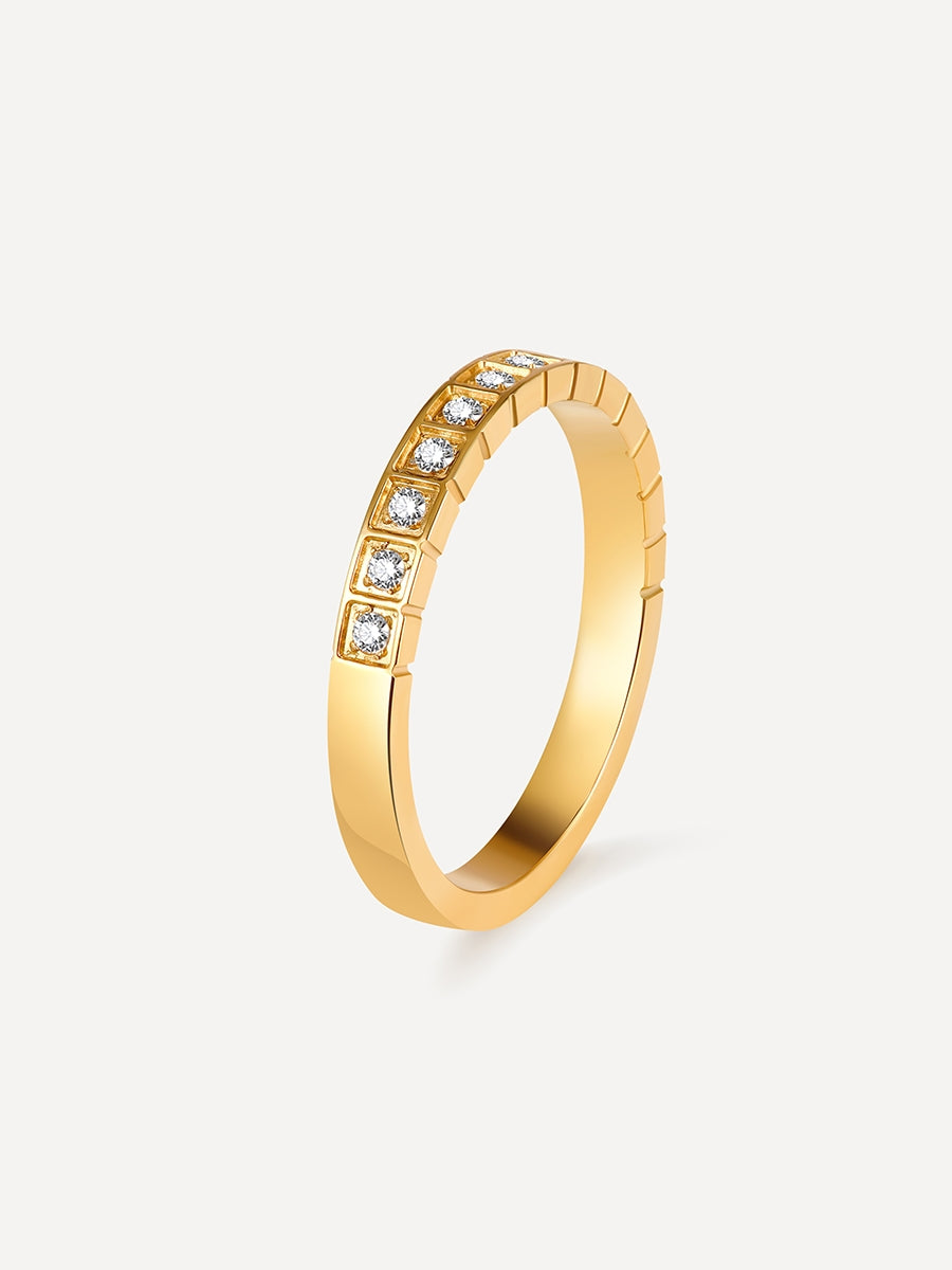 Magic Cube Ring Gold - 54
