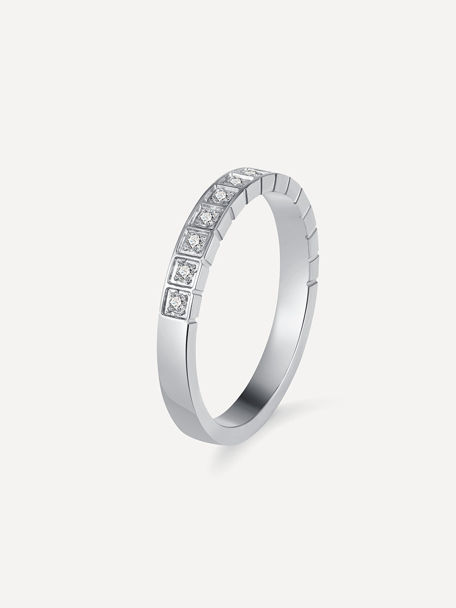 Magic Cube Ring Silber - 54