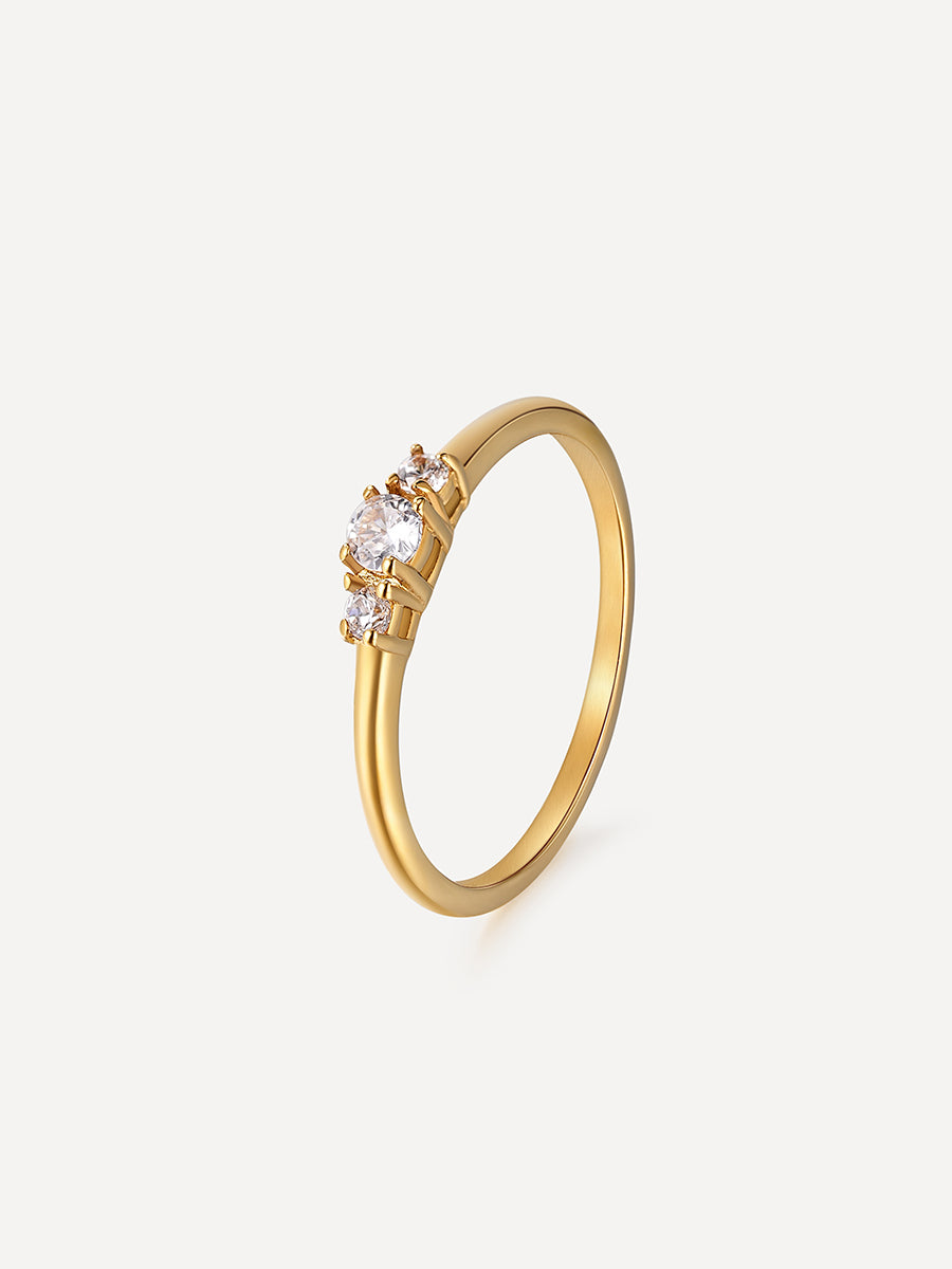 Trio Blink Ring Gold - 58