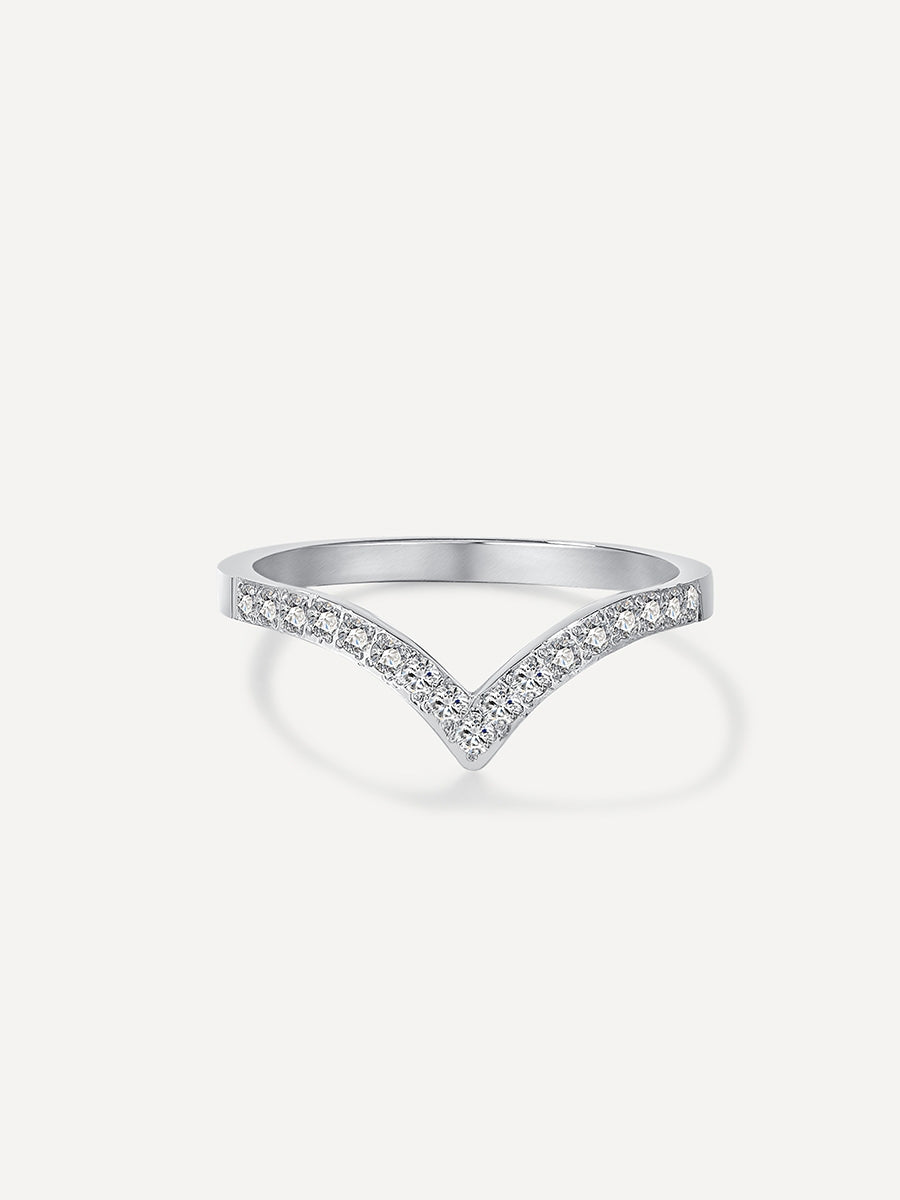 Victory Shine Ring Silber - 54