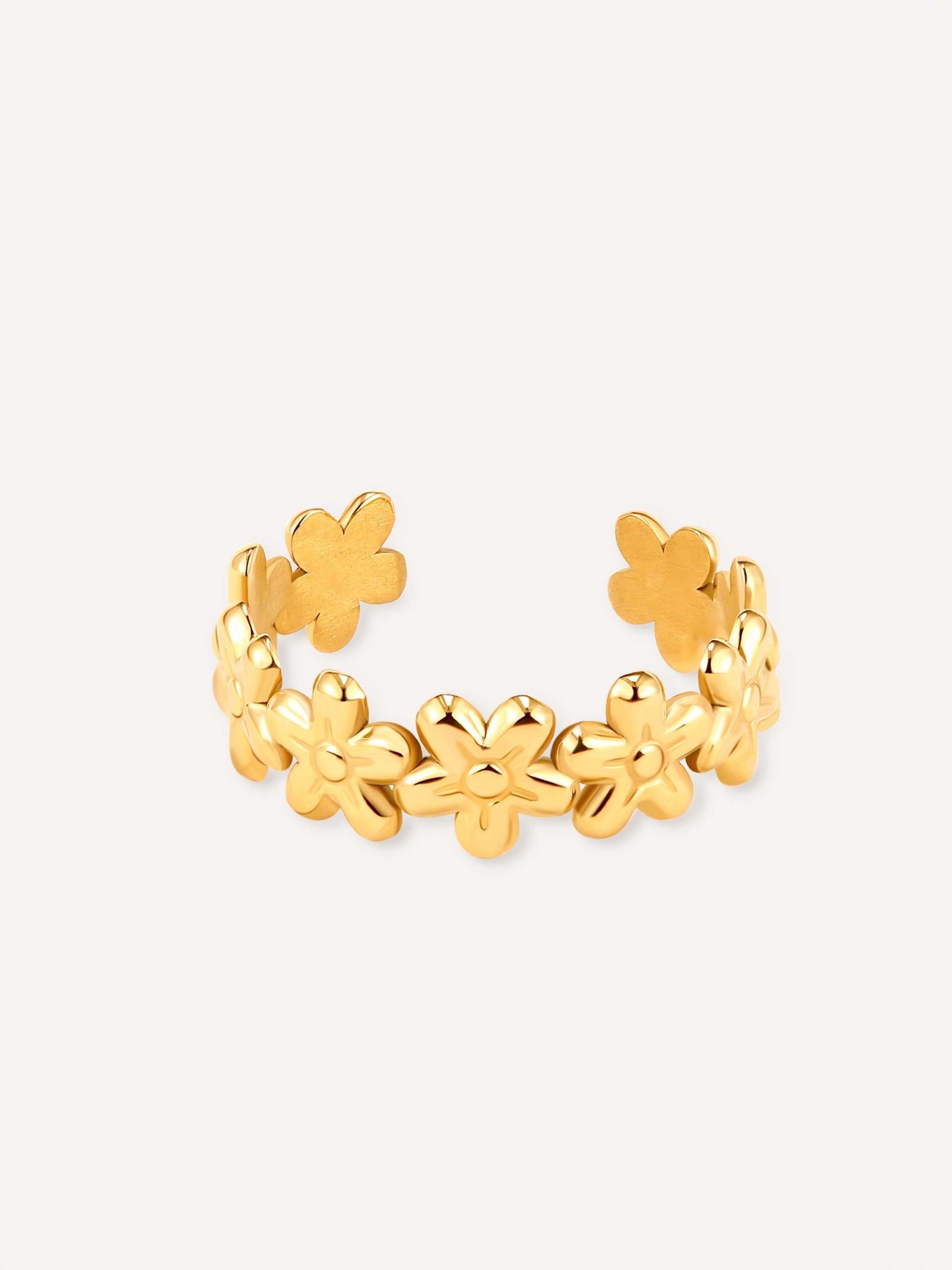 Wild Flower Ring Gold