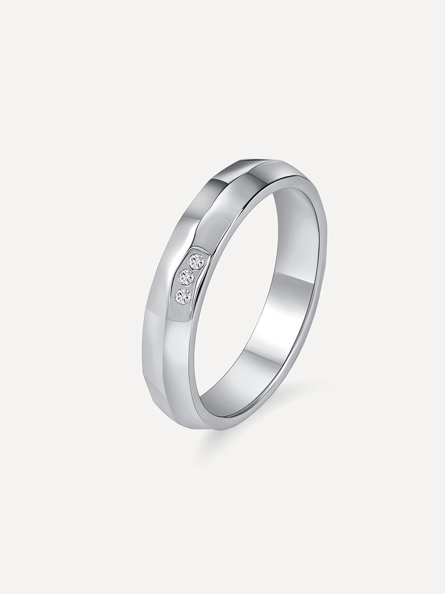 Multiface Ring Silber - 54