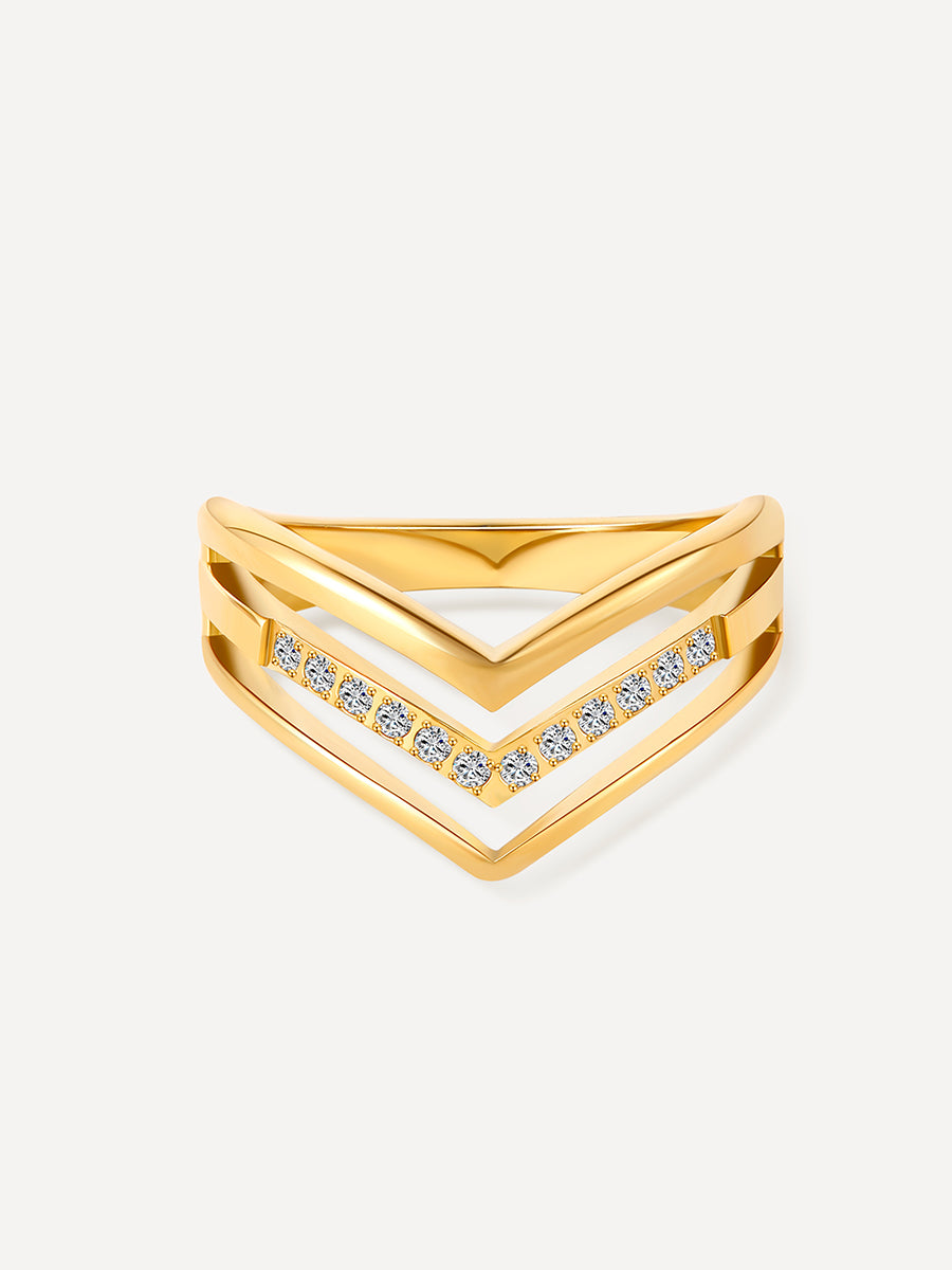 Secret Crush Ring Gold - 54