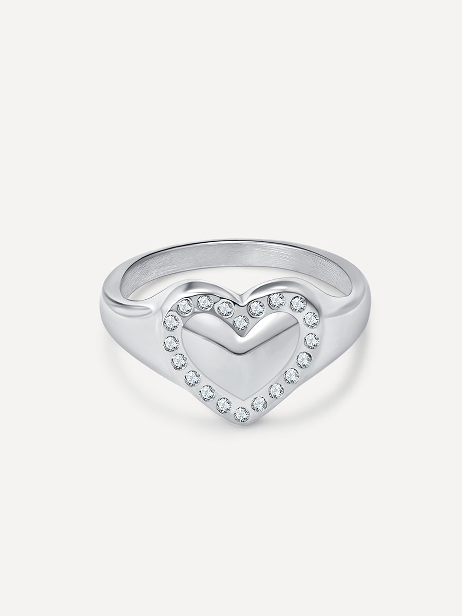 Win My Heart Ring Silber - 56