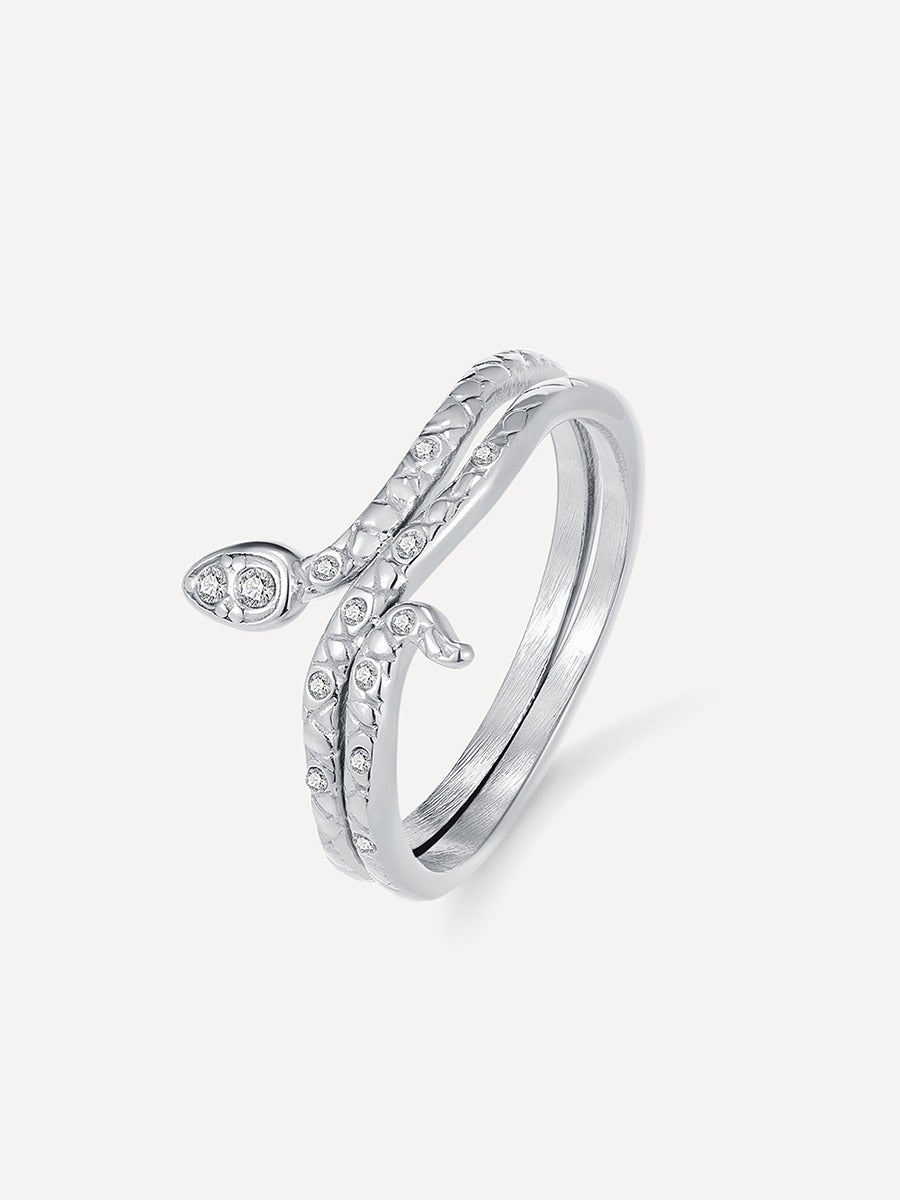 Eden Snake Ring Silber - 54