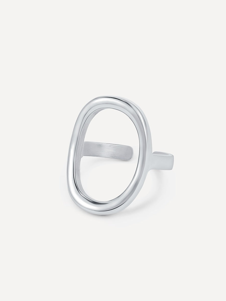 Open Circle Ring Silber - 54