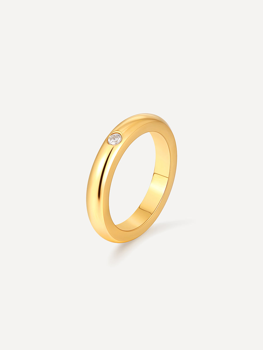 Circular Timeless Ring Gold - 54