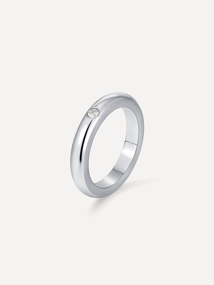 Circular Timeless Ring Silber - 54