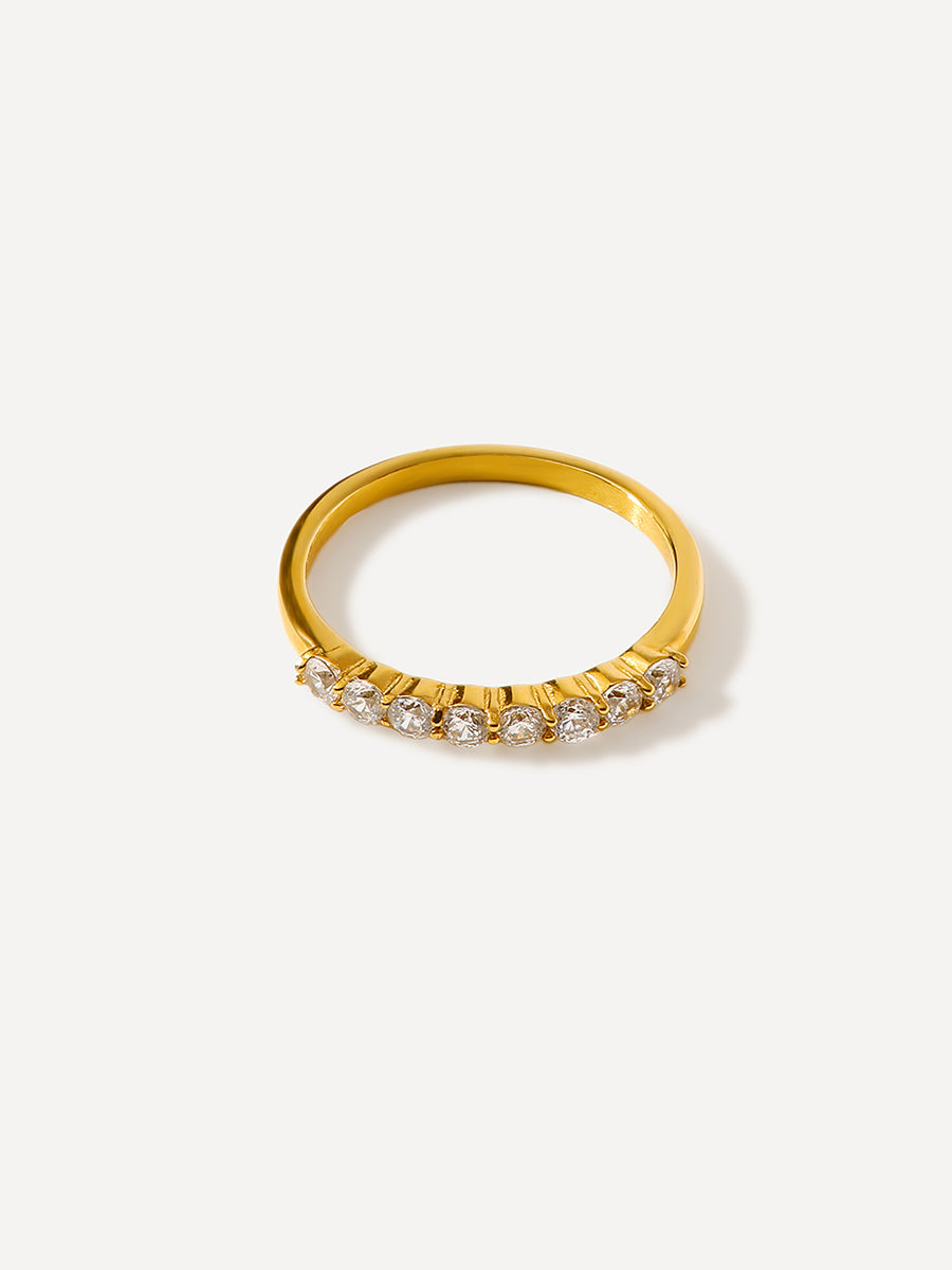 Half Shine Ring Gold - 54