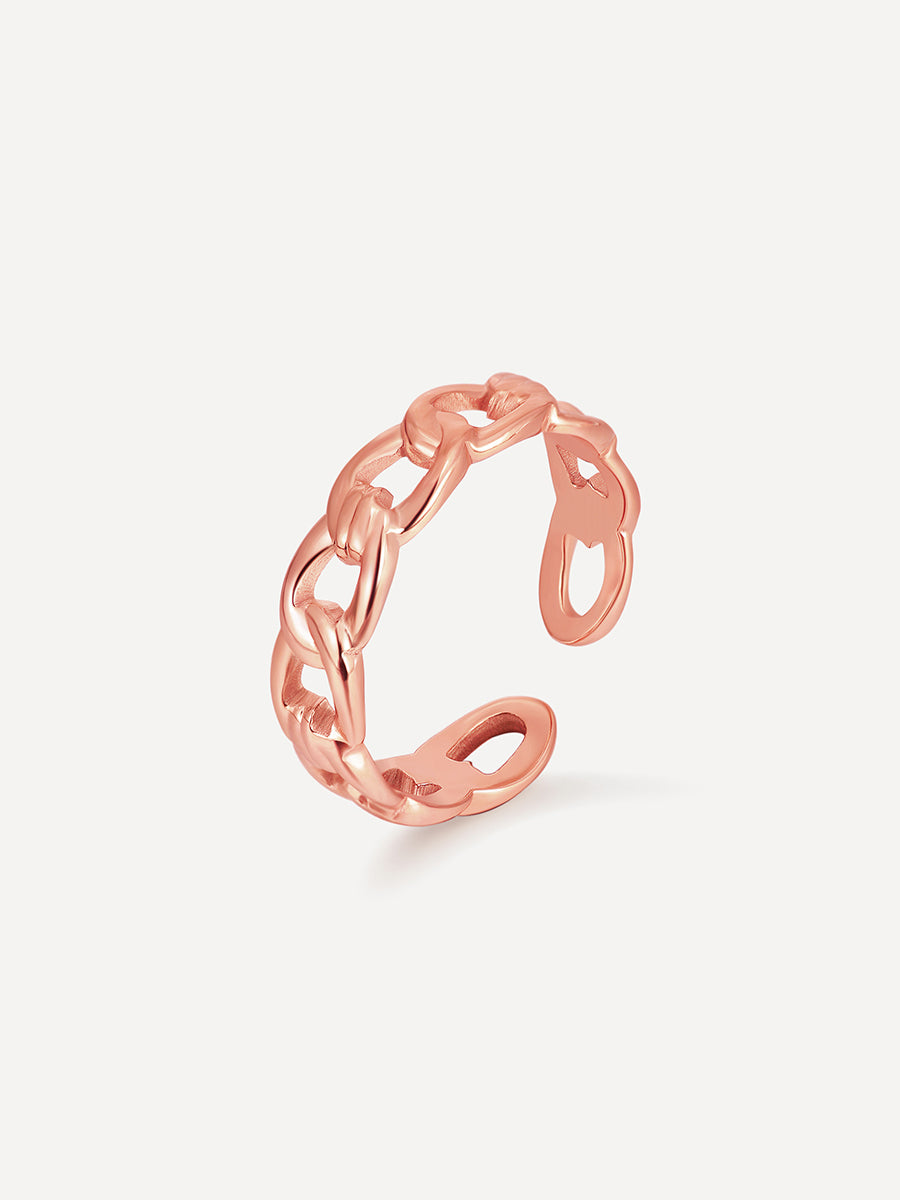 Twisted Knot Ring Rosegold