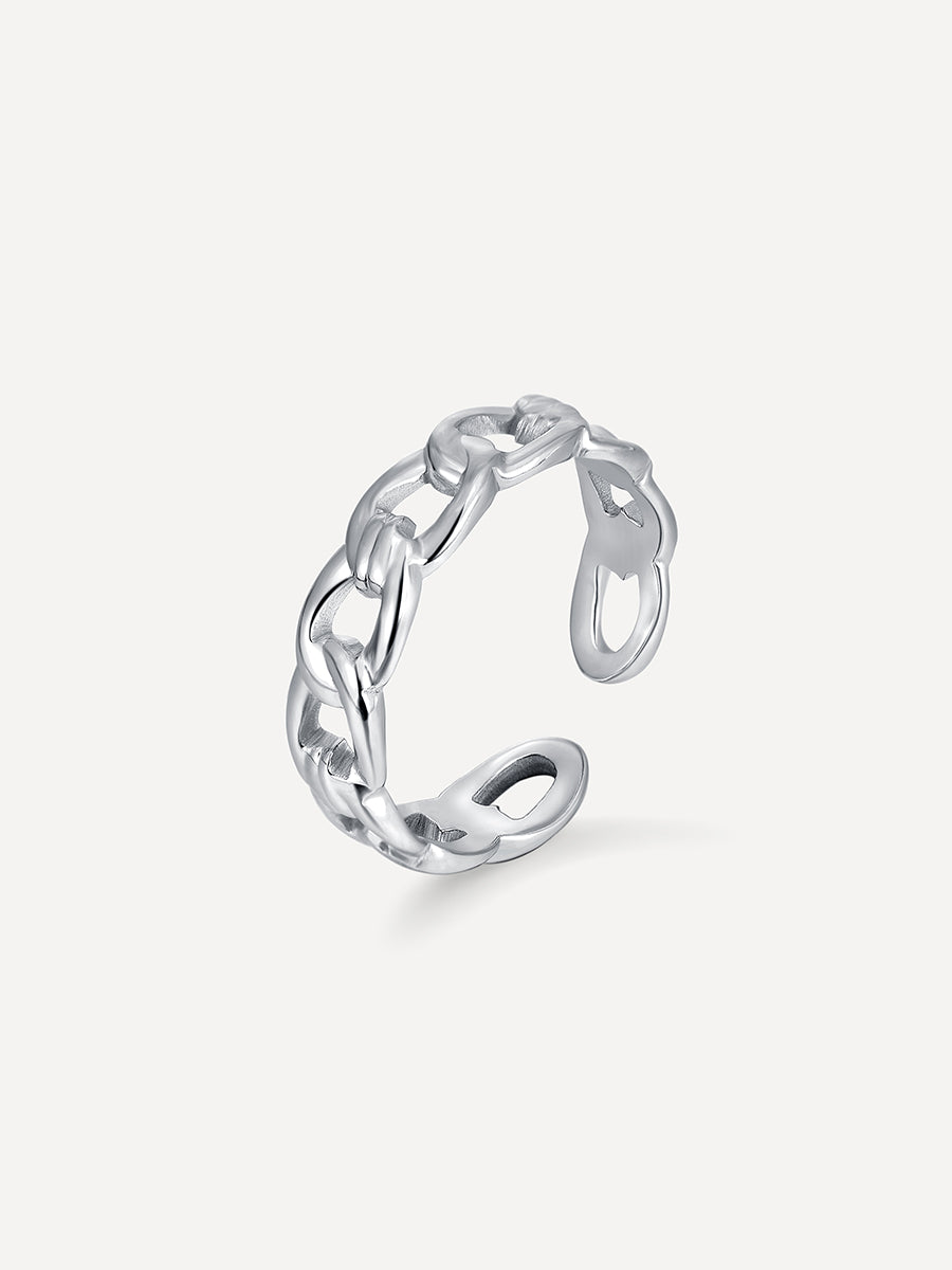 Twisted Knot Ring Silber