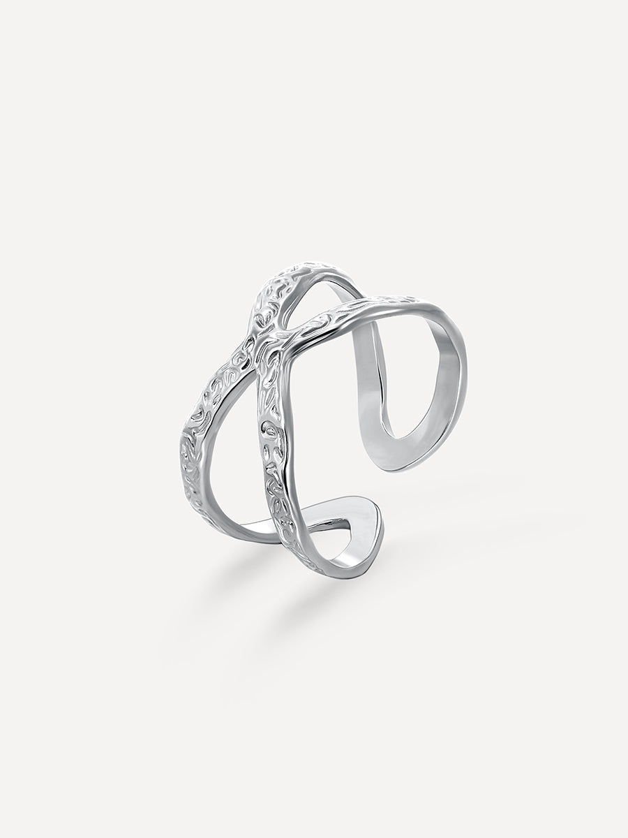 Eternity Knotwork Ring Silber