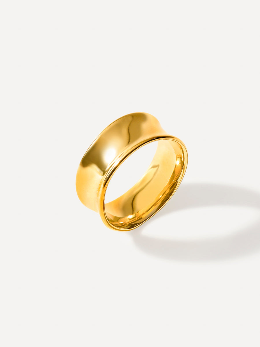 Mirror Arc Ring Gold - 54