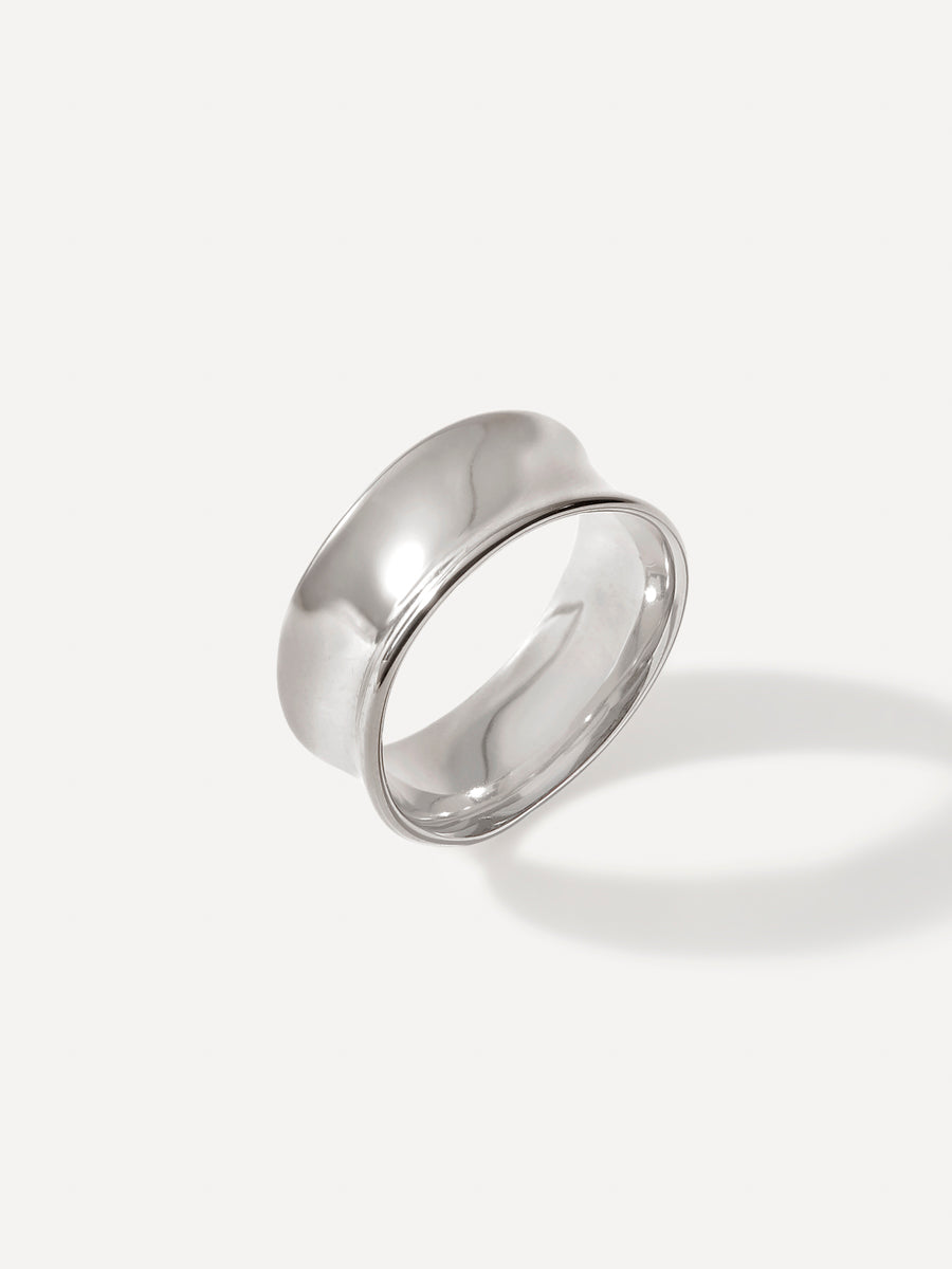 Mirror Arc Ring Silber - 54