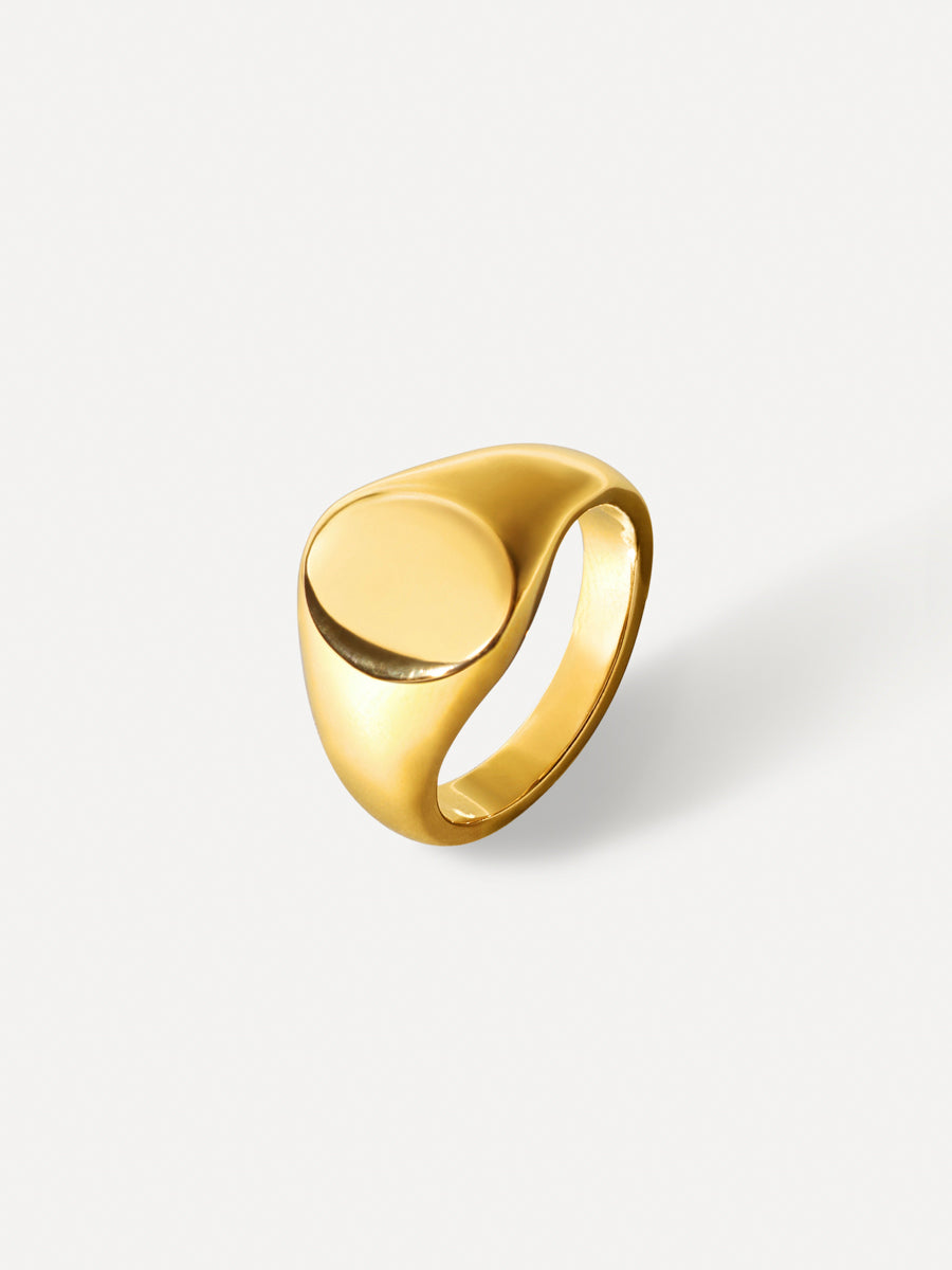 Minimalist Oval Ring