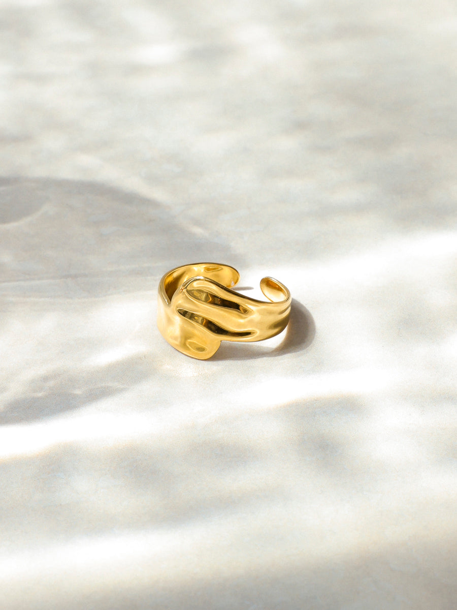Wind Leaf Ring
