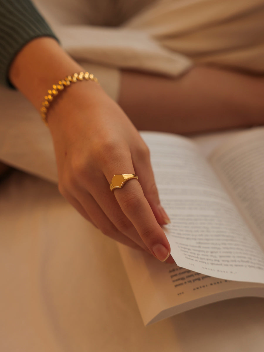 Geometric Shine Ring