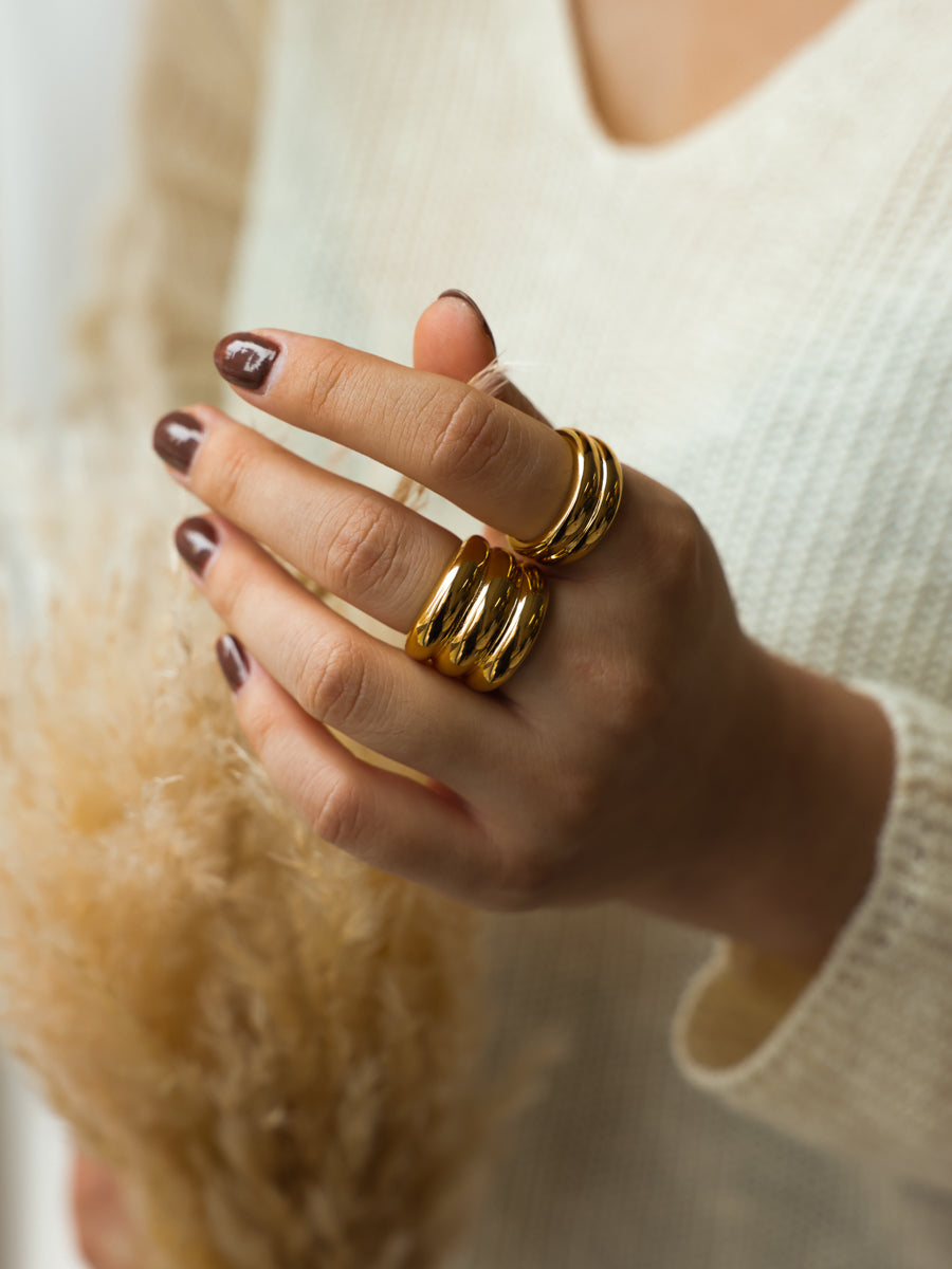 Lunar Loop Ring