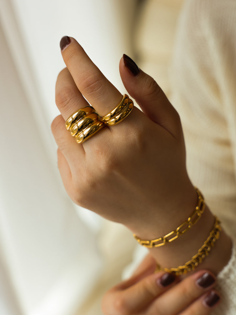 Lunar Loop Ring