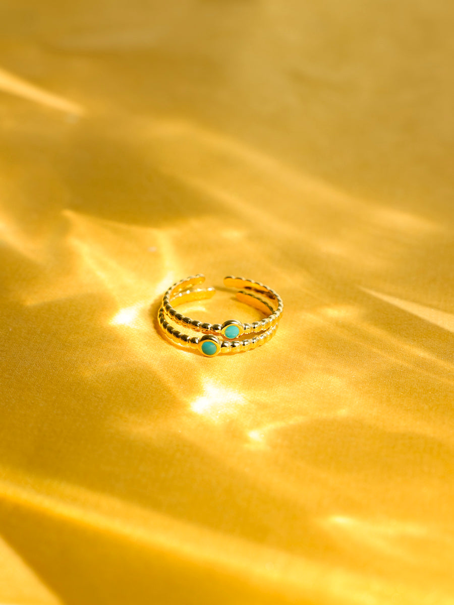 Sunny Bay Ring Set