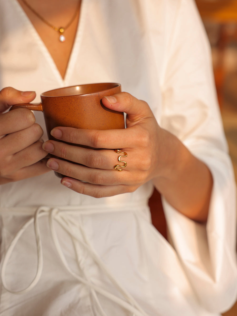 Graceful Wave Ring ICRUSH