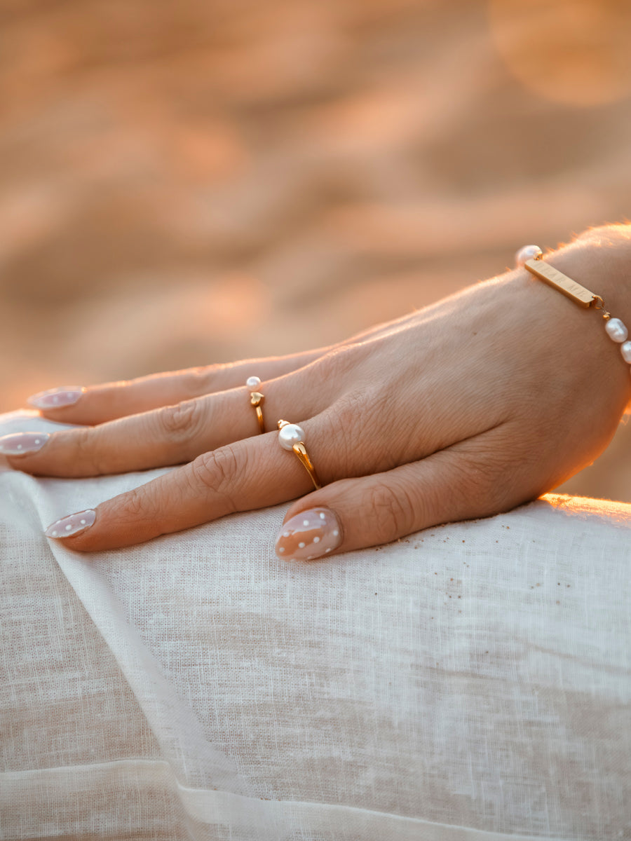 Whispering Pearl Ring