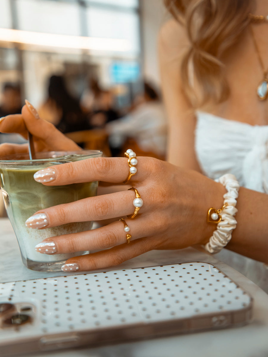 Whispering Pearl Ring