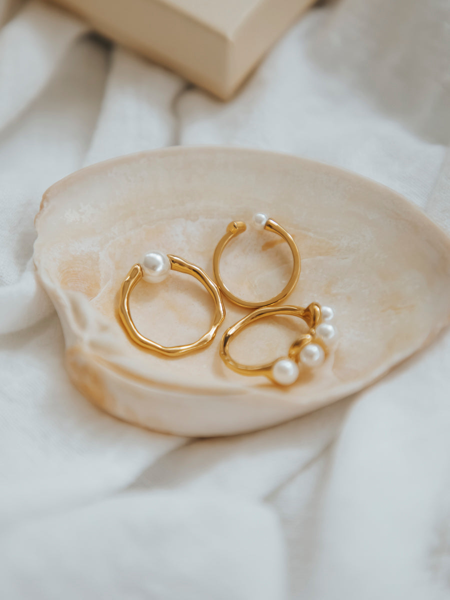 Whispering Pearl Ring