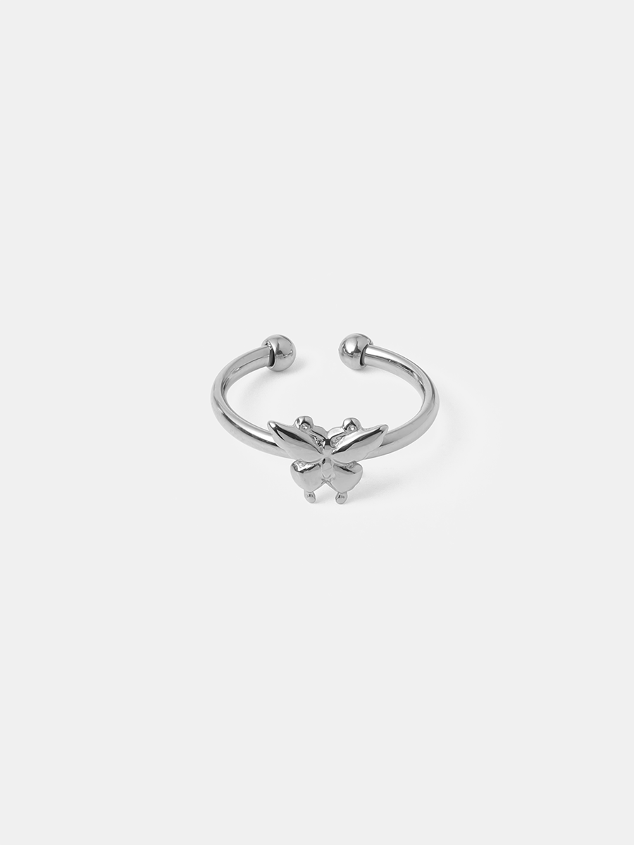 Moonlit Butterfly Ring