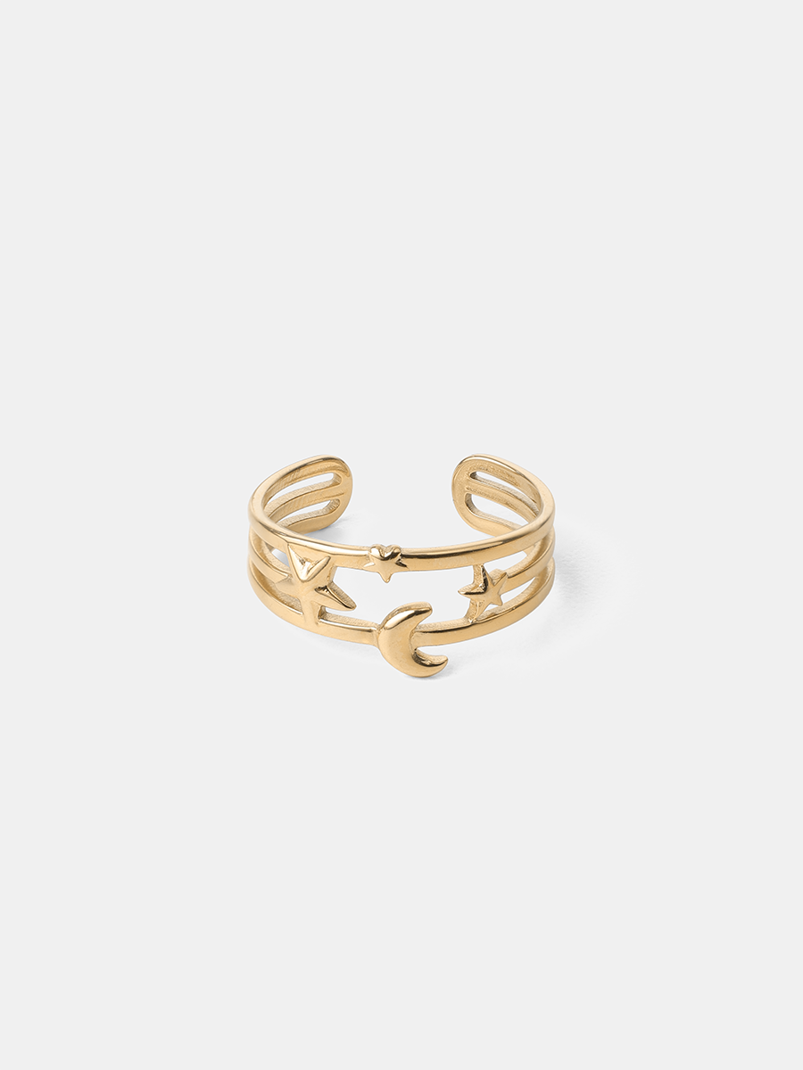Moonlit Star Ring ICRUSH