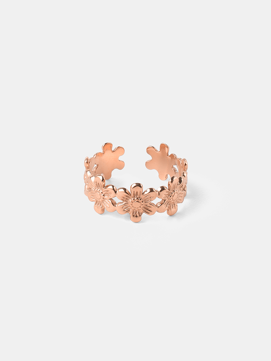 Flower Bloom Ring ICRUSH