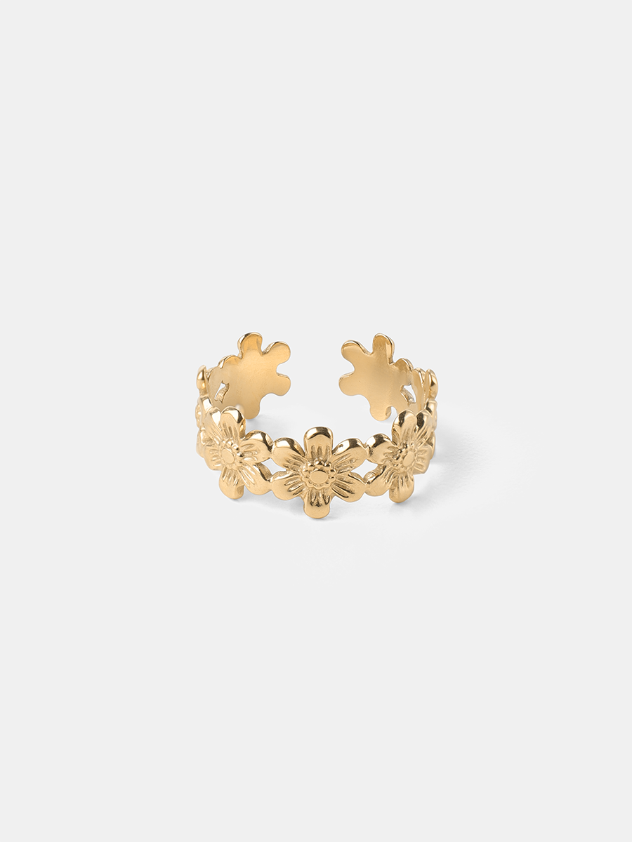 Flower Bloom Ring ICRUSH