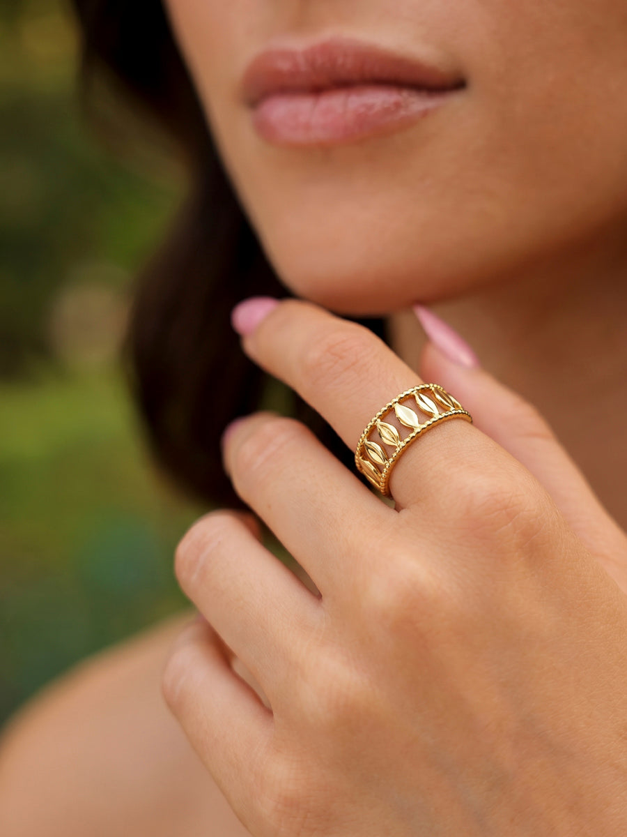 Bold Texture Ring ICRUSH