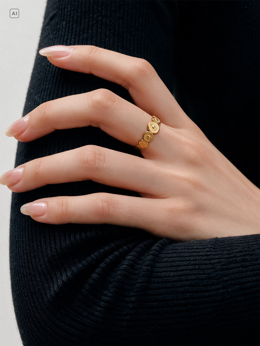 Sunshine Circle Ring