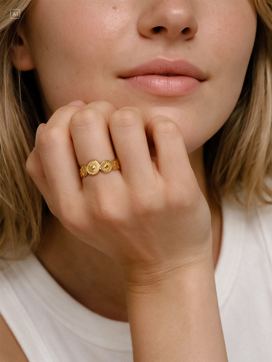Sunshine Circle Ring