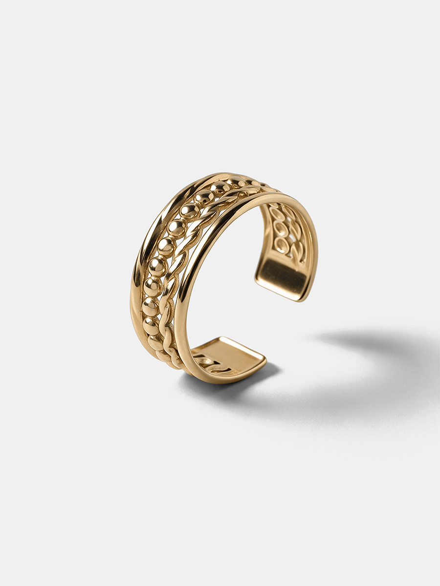 Infinity Dots Ring