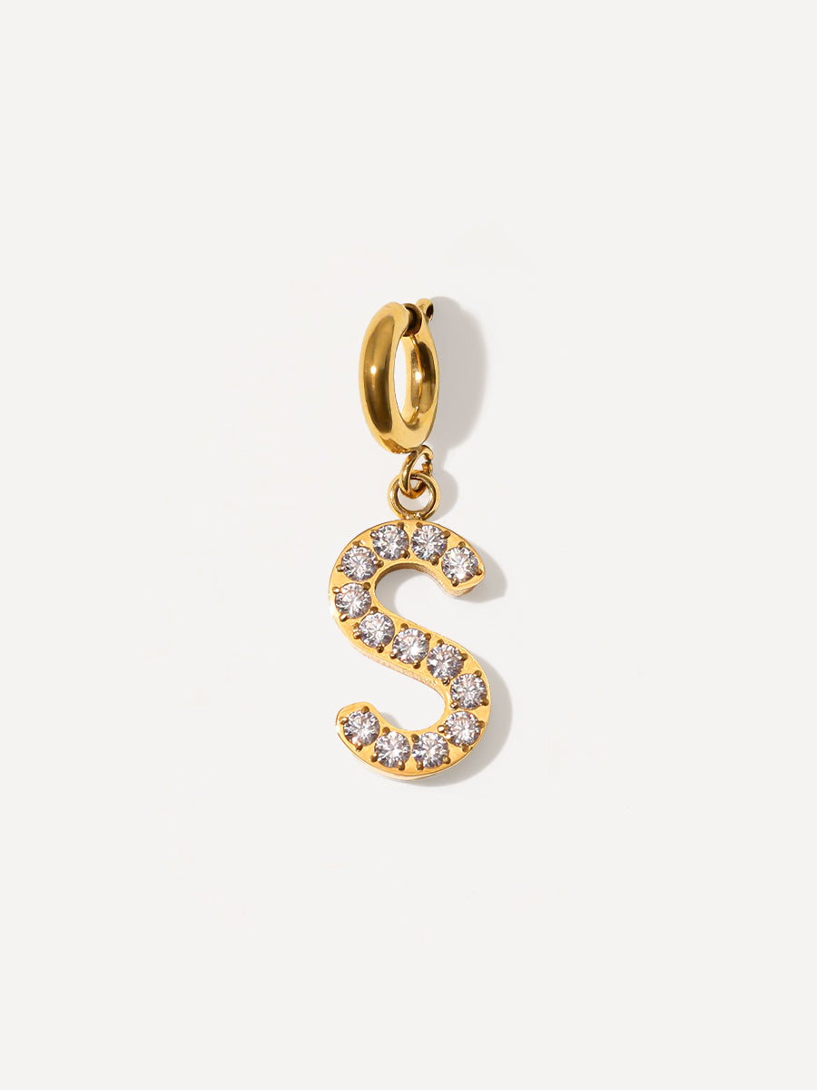 Brilliant Letter Ketten-Charm - S