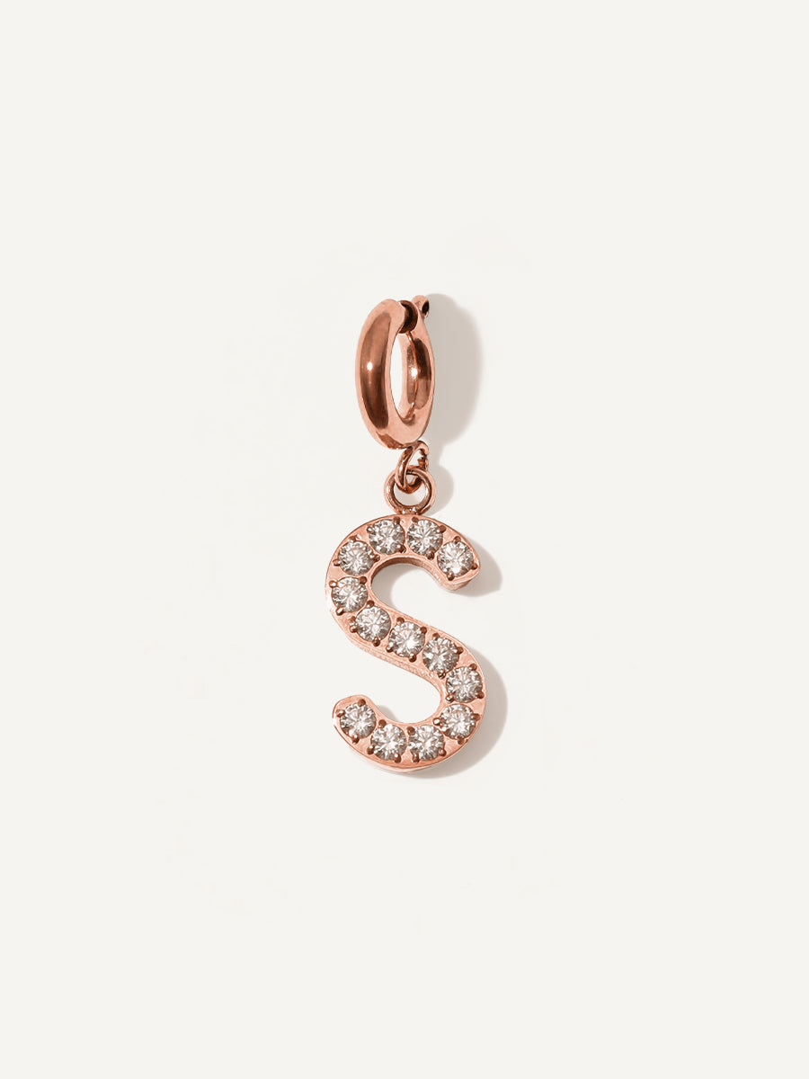 Brilliant Letter Ketten-Charm - S