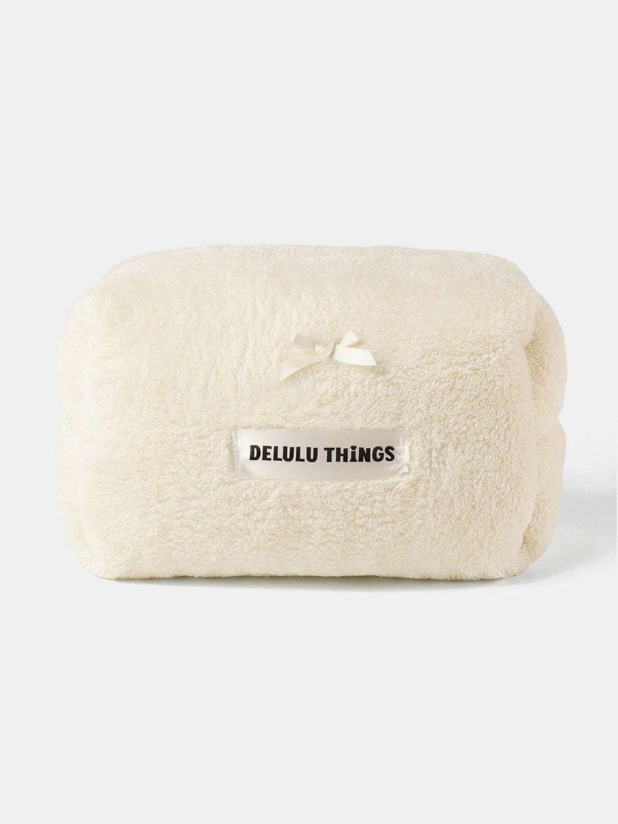 Cream Puff White Kosmetiktasche