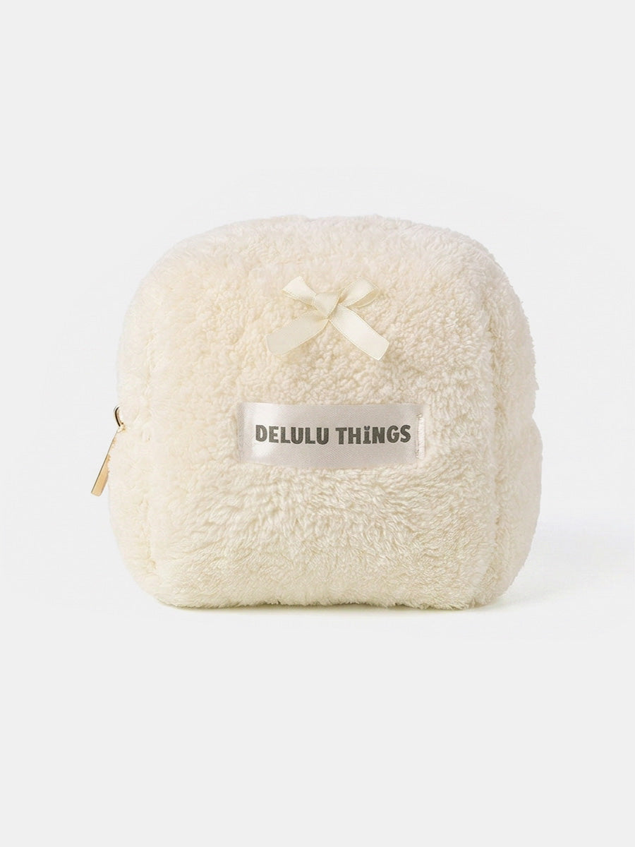 Sweet Puff White Kosmetiktasche