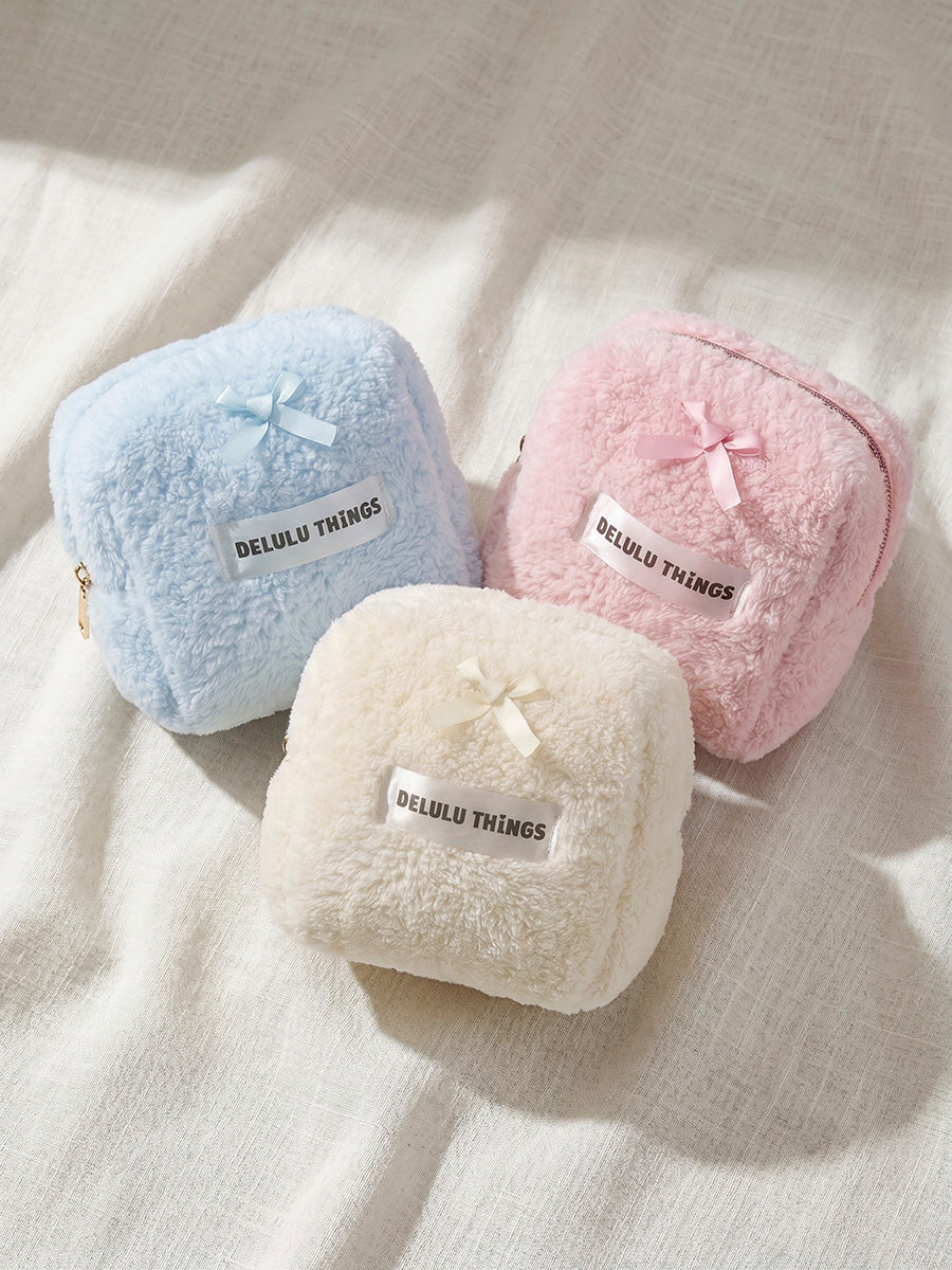Sweet Puff Blue Kosmetiktasche
