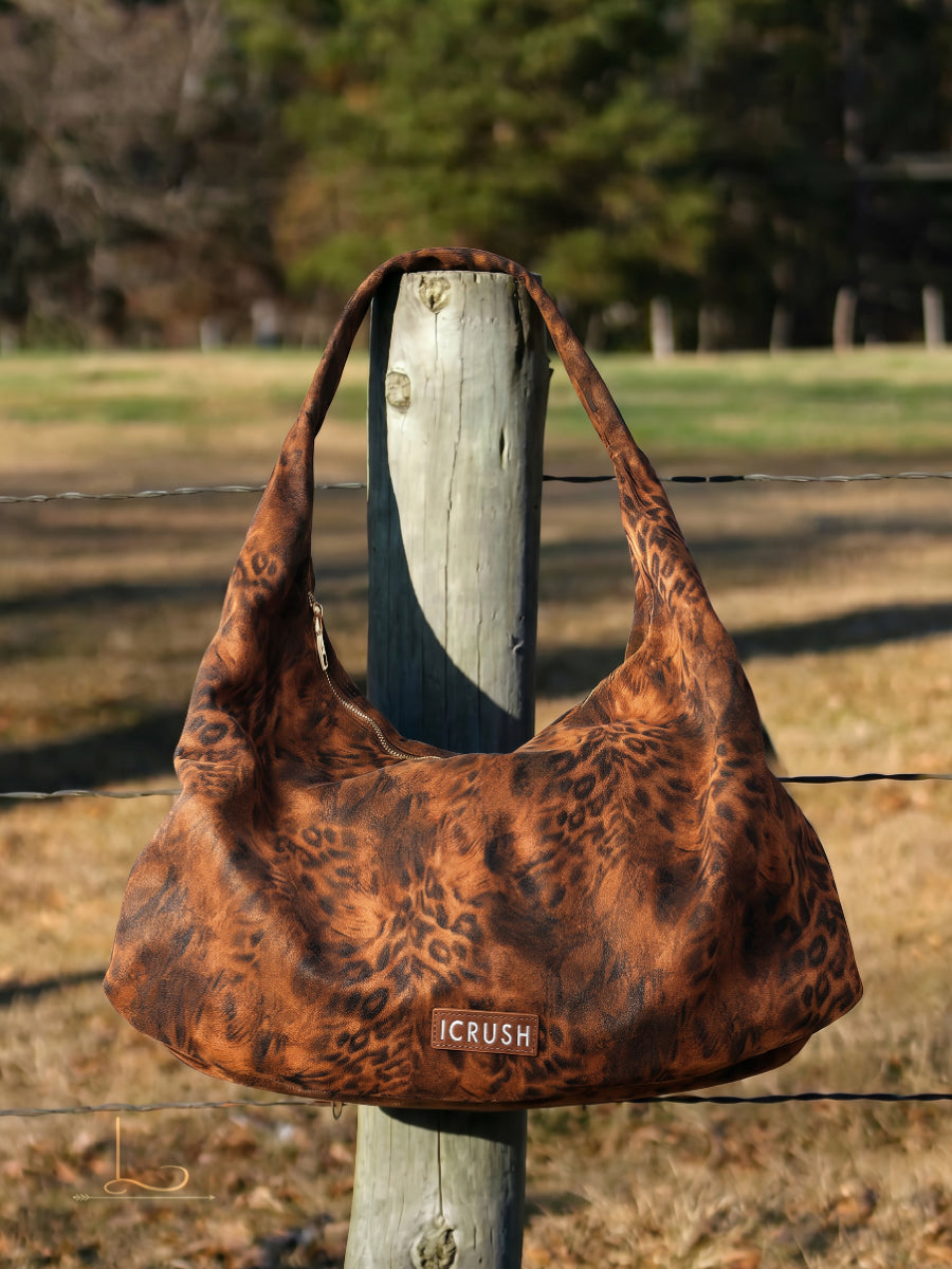 Chic Leopard Schultertasche ICRUSH