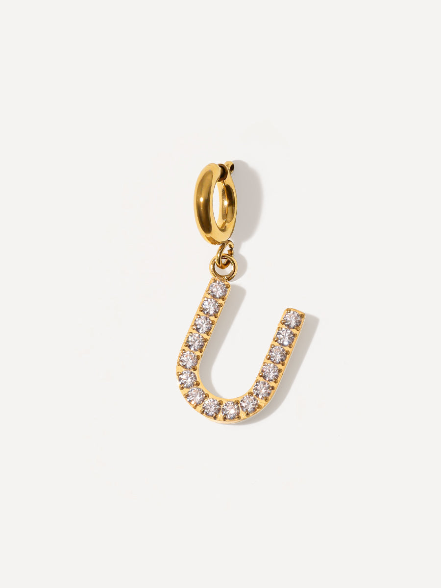 Brilliant Letter Ketten-Charm - U