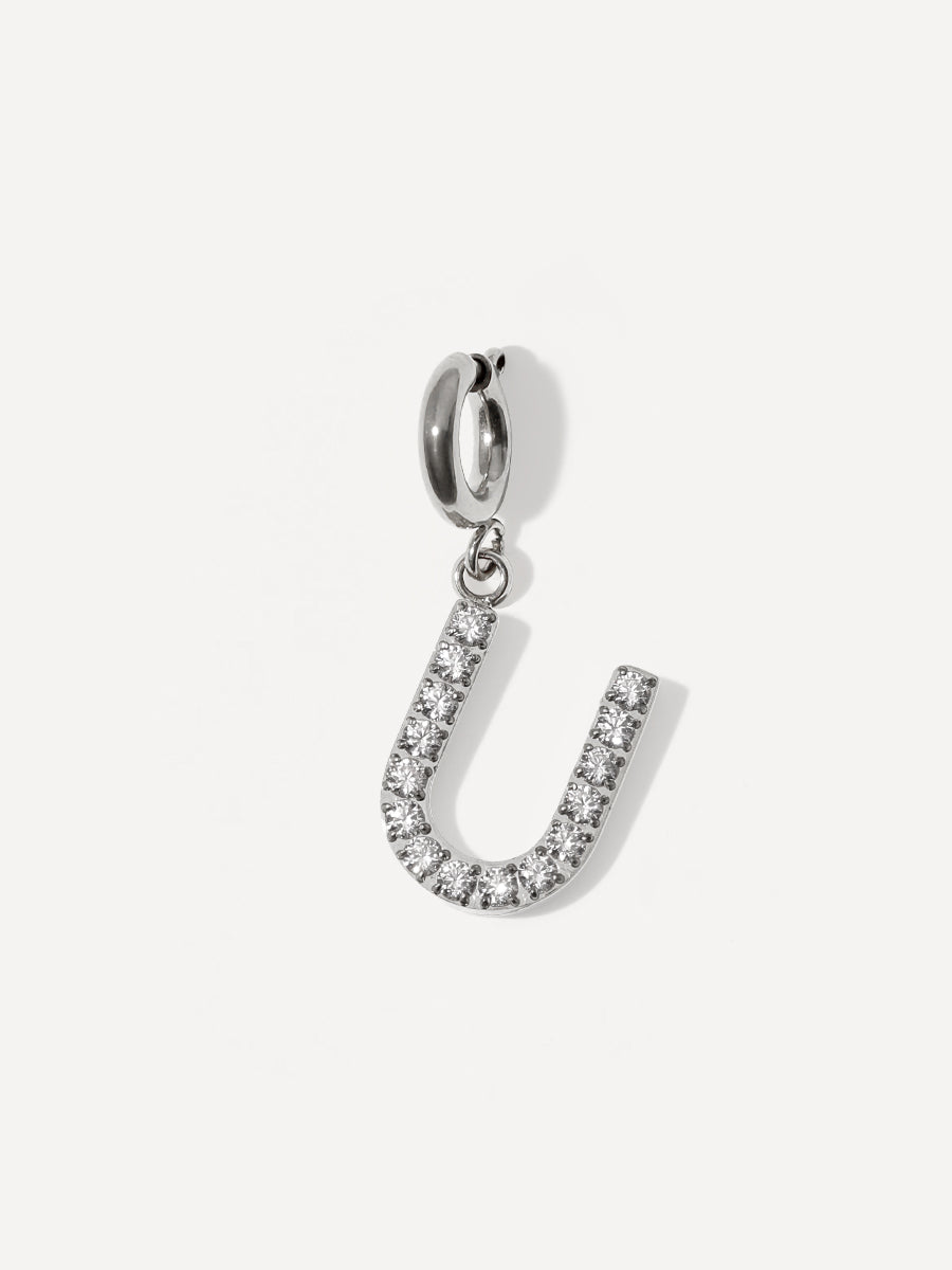 Brilliant Letter Ketten-Charm - U