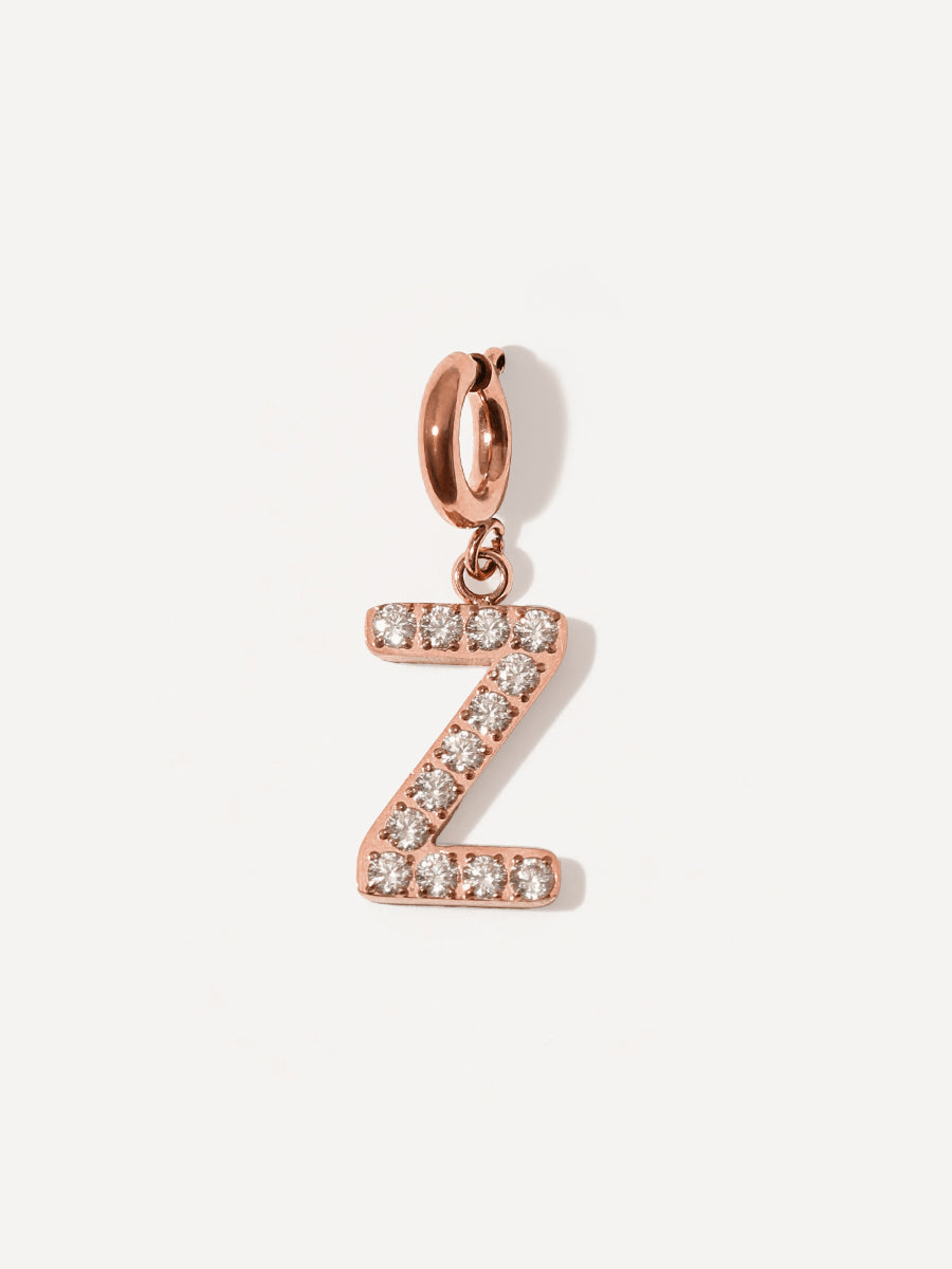 Brilliant Letter Ketten-Charm - Z